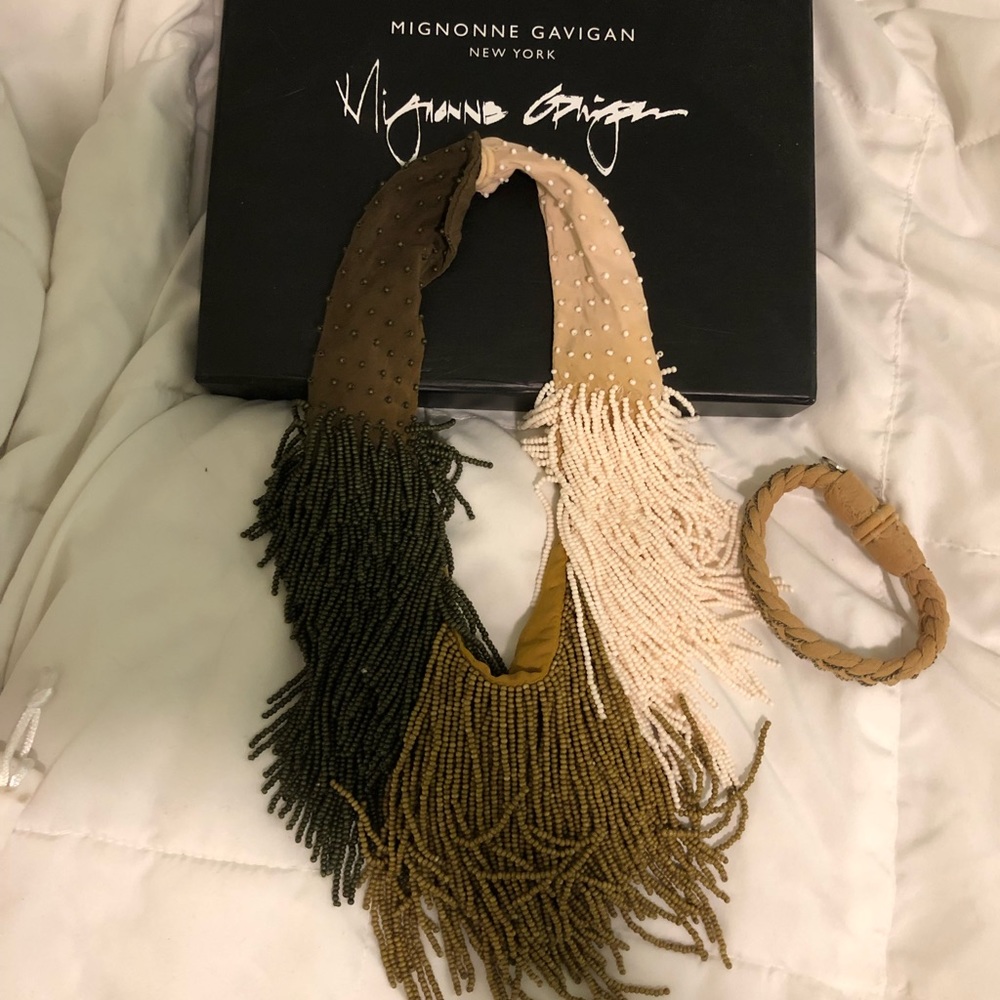 Mignonne Gavigan Le Marcel Fringe Collar necklace